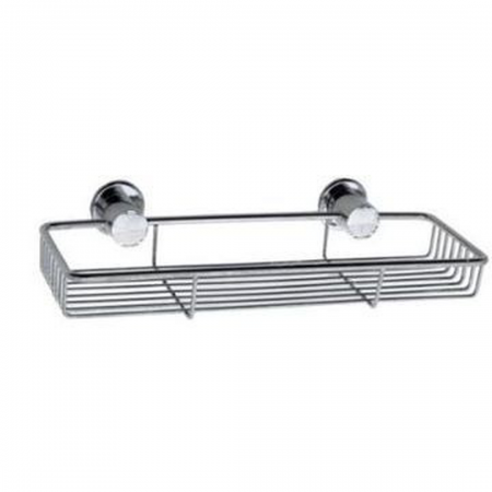 SATURN BRUSHED SHOWER BASKET